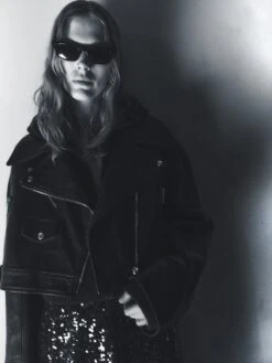 The Gelman Jacket In Black Leather -Fashion Girl Sales Shop 011 109