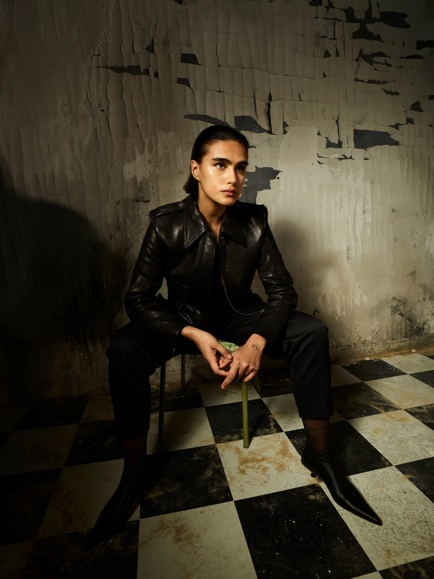 The Cordelia Jacket In Black Leather 6 The Cordelia Jacket In Black Leather - Image 6