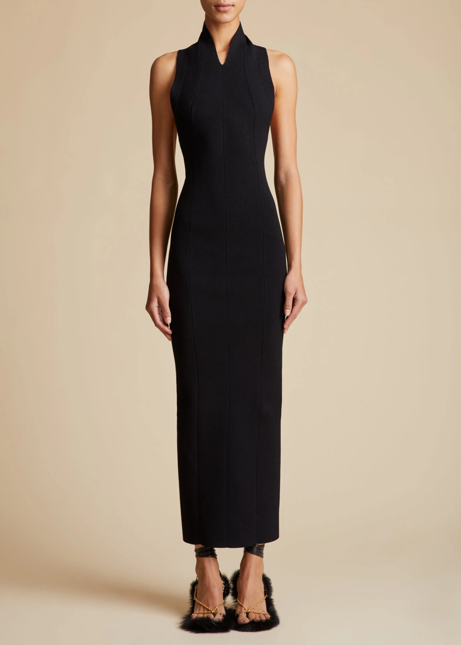 The Amalfi Dress In Black 2 The Amalfi Dress In Black - Image 2