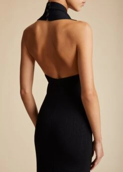 The Amalfi Dress In Black 11 The Amalfi Dress In Black -Fashion Girl Sales Shop AMALFI BLACK 0057