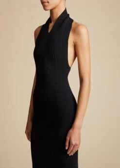 The Amalfi Dress In Black 10 The Amalfi Dress In Black -Fashion Girl Sales Shop AMALFI BLACK 0069