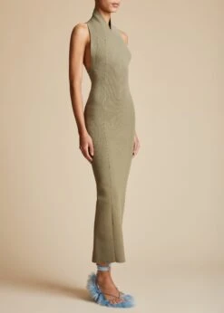 The Amalfi Dress In Olive