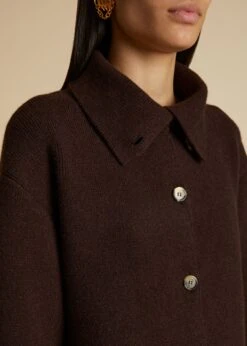 The Amrita Cardigan In Rosewood -Fashion Girl Sales Shop AMRITA ROSEWOOD 0005