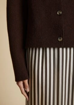 The Amrita Cardigan In Rosewood -Fashion Girl Sales Shop AMRITA ROSEWOOD 0009