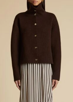 The Amrita Cardigan In Rosewood