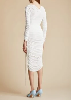 The Arabella Dress In Ivory -Fashion Girl Sales Shop ARABELLA IVORY 0032