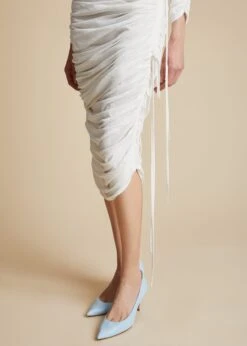 The Arabella Dress In Ivory -Fashion Girl Sales Shop ARABELLA IVORY 0046