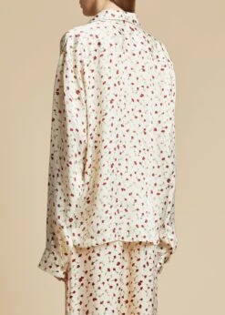 The Argo Top In Rose Print 9 The Argo Top In Rose Print -Fashion Girl Sales Shop ARGO ROSE PRINT 0013