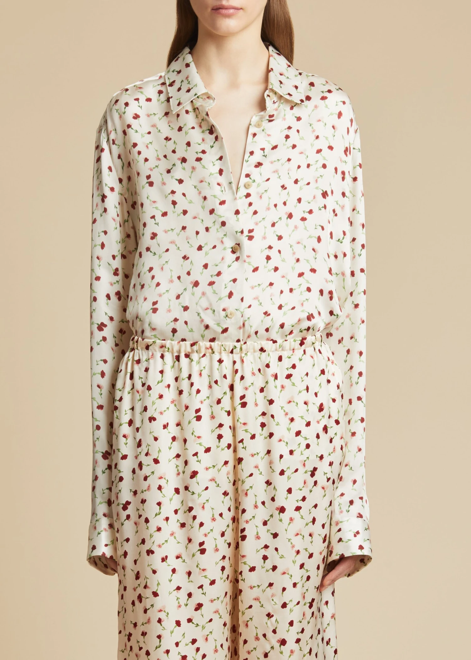 The Argo Top In Rose Print 2 The Argo Top In Rose Print - Image 2