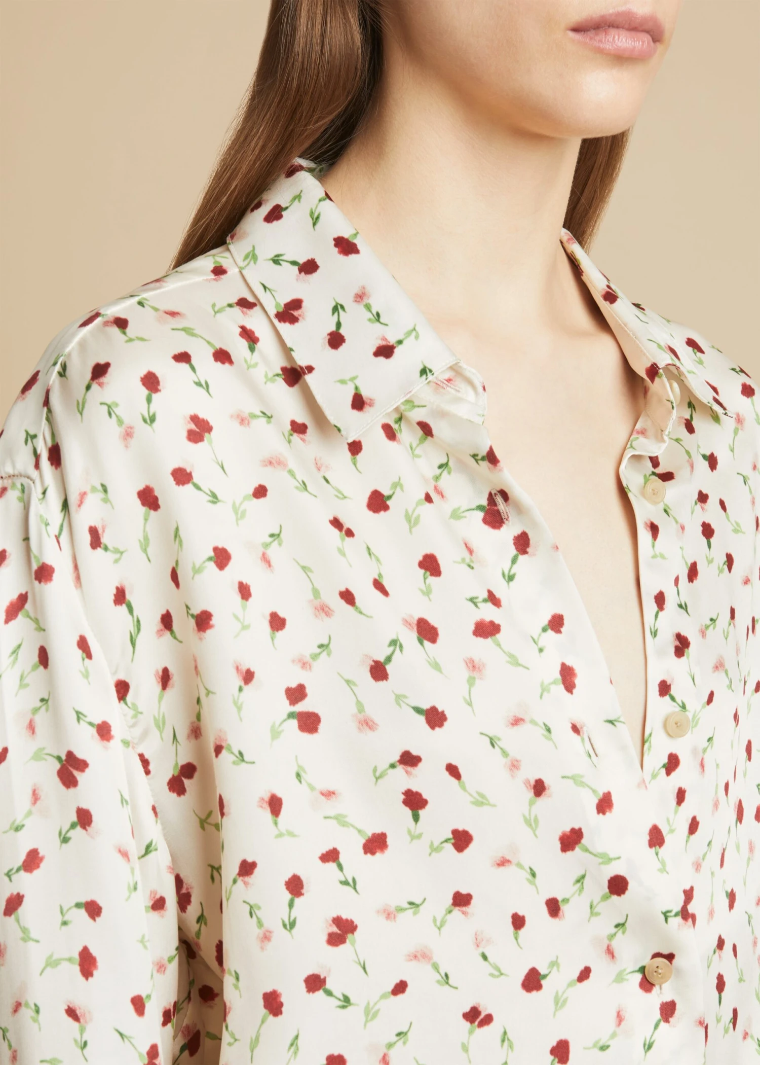 The Argo Top In Rose Print 4 The Argo Top In Rose Print - Image 4