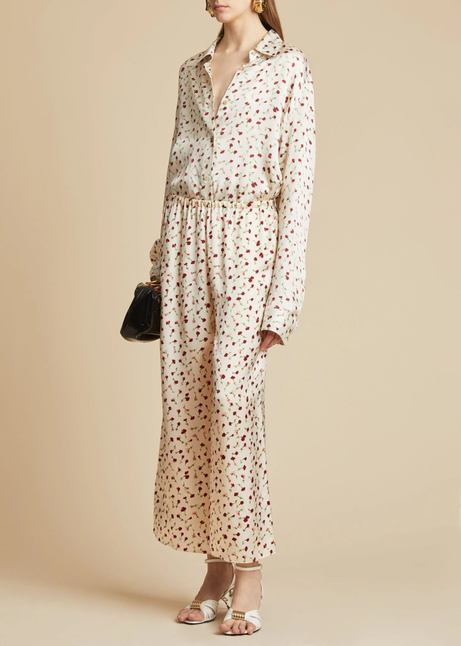 The Argo Top In Rose Print 1 The Argo Top In Rose Print