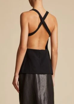 The Axell Top In Black -Fashion Girl Sales Shop AXELL BLACK 0021