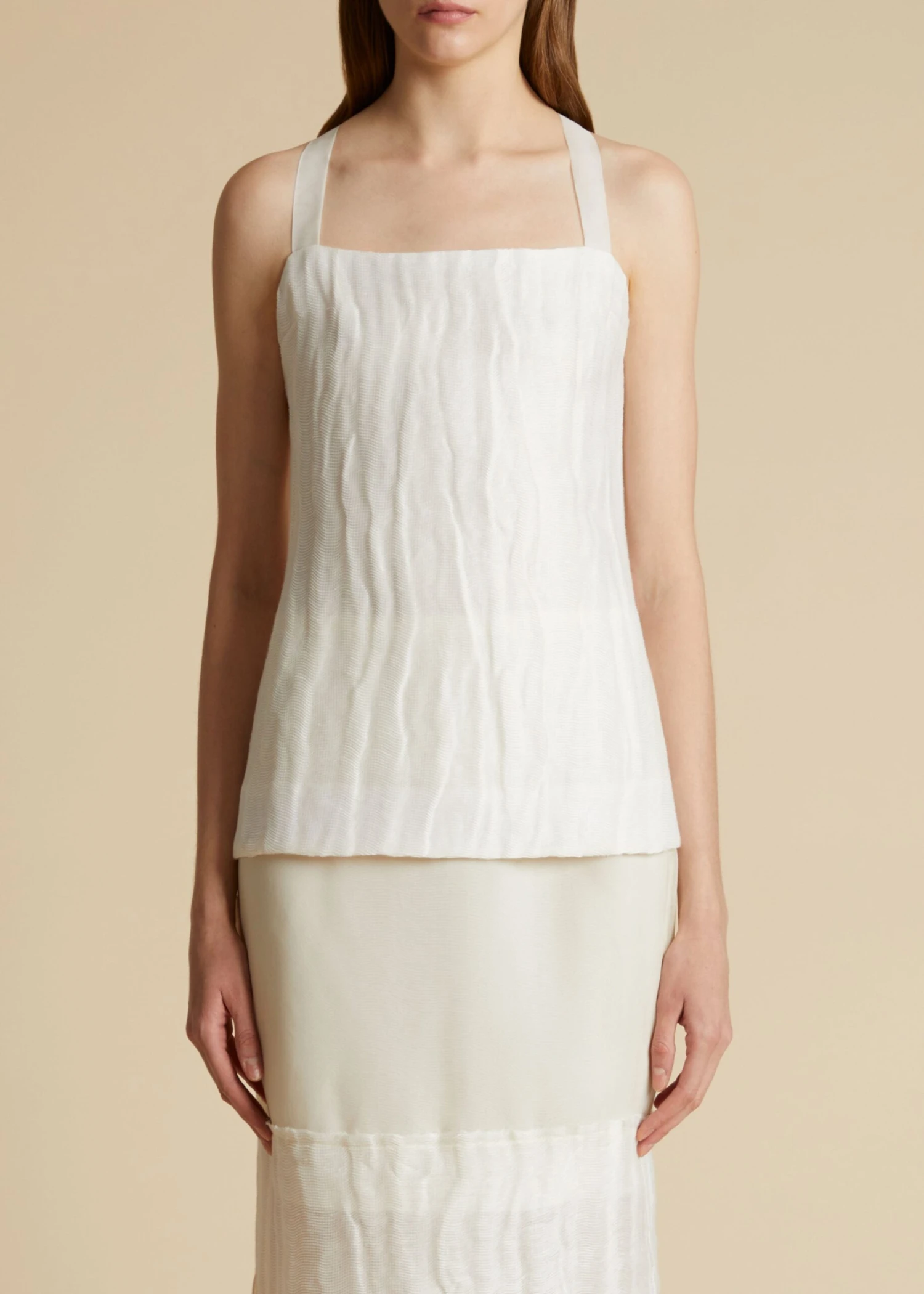 The Axell Top In Cream 2 The Axell Top In Cream - Image 2
