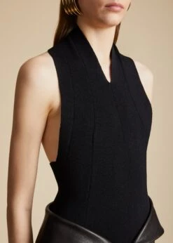 The Bafi Bodysuit In Black 8 The Bafi Bodysuit In Black -Fashion Girl Sales Shop BAFI BLACK 0012