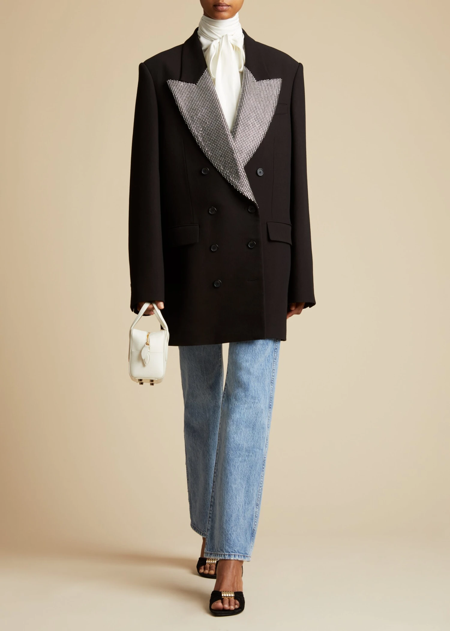 The Balton Blazer In Black With Crystals 1 The Balton Blazer In Black With Crystals