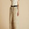 The Bandler Pant In Cream Shearling