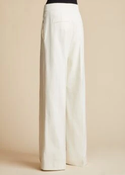 The Banton Pant In Cream With Black Stripes -Fashion Girl Sales Shop BANTON CREAM BLACK 0014