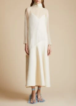 The Bellamy Dress In Cream