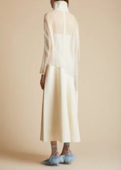 The Bellamy Dress In Cream -Fashion Girl Sales Shop BELLAMY CREAM 0047