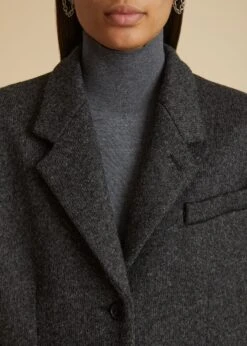 The Bontin Coat In Grey -Fashion Girl Sales Shop BONTIN GREY 0023