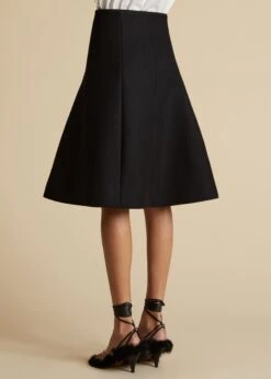 The Boris Skirt In Black -Fashion Girl Sales Shop BORIS BLACK 0021