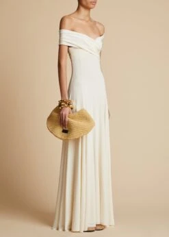 The Bruna Dress In Cream
