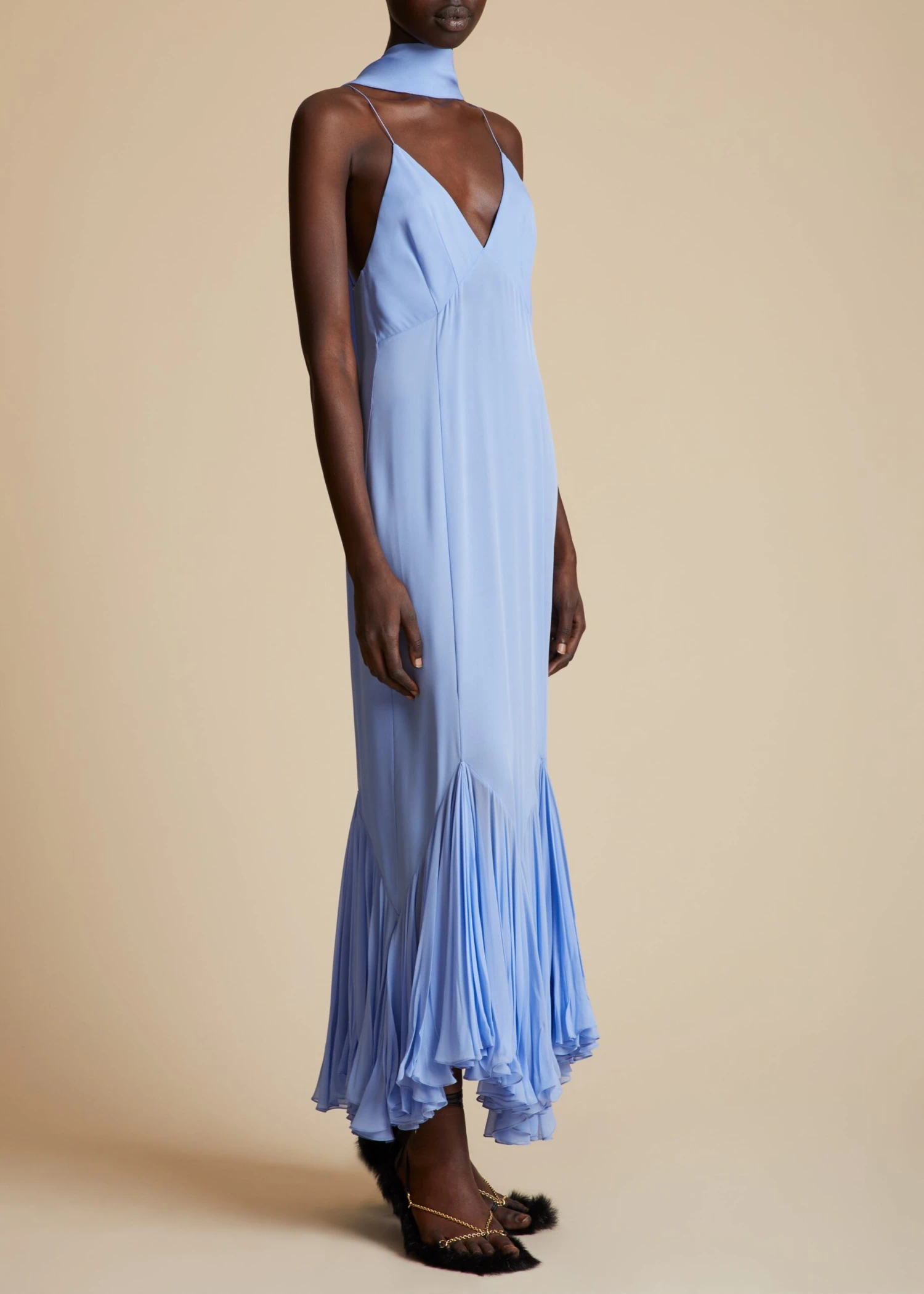 The Candita Dress In Cornflower Blue 1 The Candita Dress In Cornflower Blue