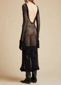 The Carli Dress In Black 8 The Carli Dress In Black -Fashion Girl Sales Shop CARLI BLACK 0030