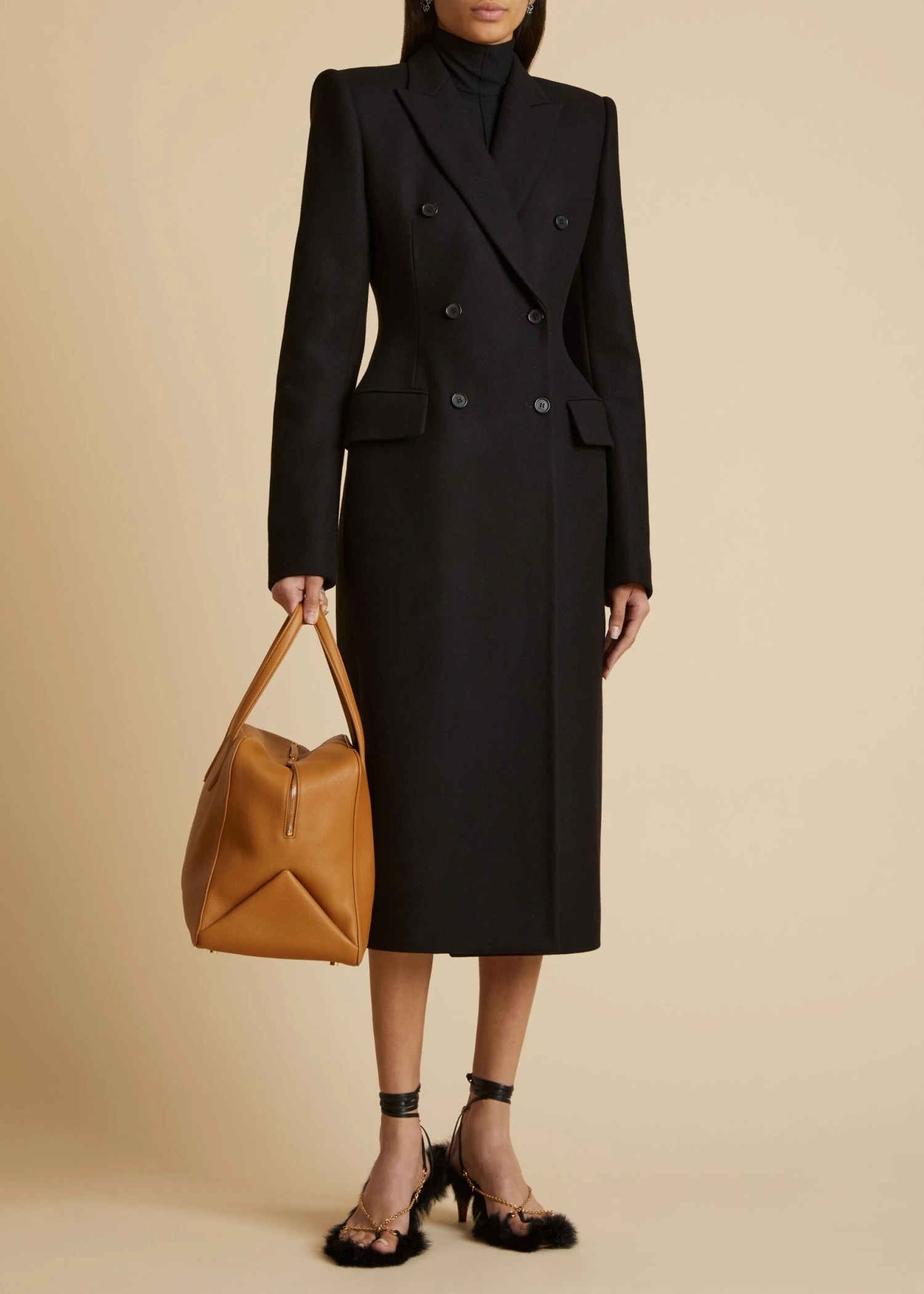 The Carmona Coat In Black 1 The Carmona Coat In Black
