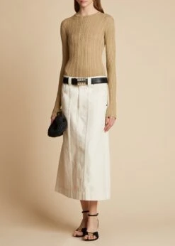 The Caroline Skirt In Ivory