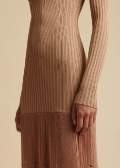 The Cedar Dress In Almond -Fashion Girl Sales Shop CEDAR ALMOND 0095