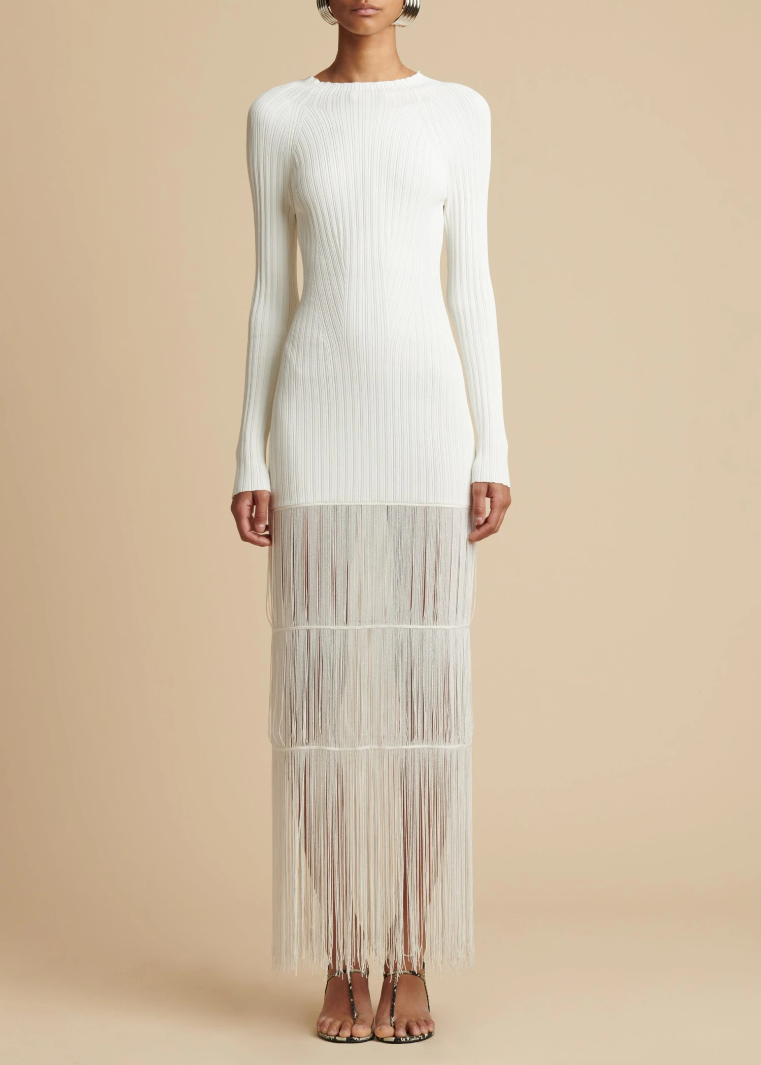 The Cedar Dress In Ivory 2 The Cedar Dress In Ivory - Image 2