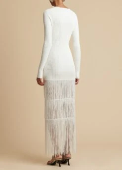 The Cedar Dress In Ivory 9 The Cedar Dress In Ivory -Fashion Girl Sales Shop CEDAR IVORY 0043