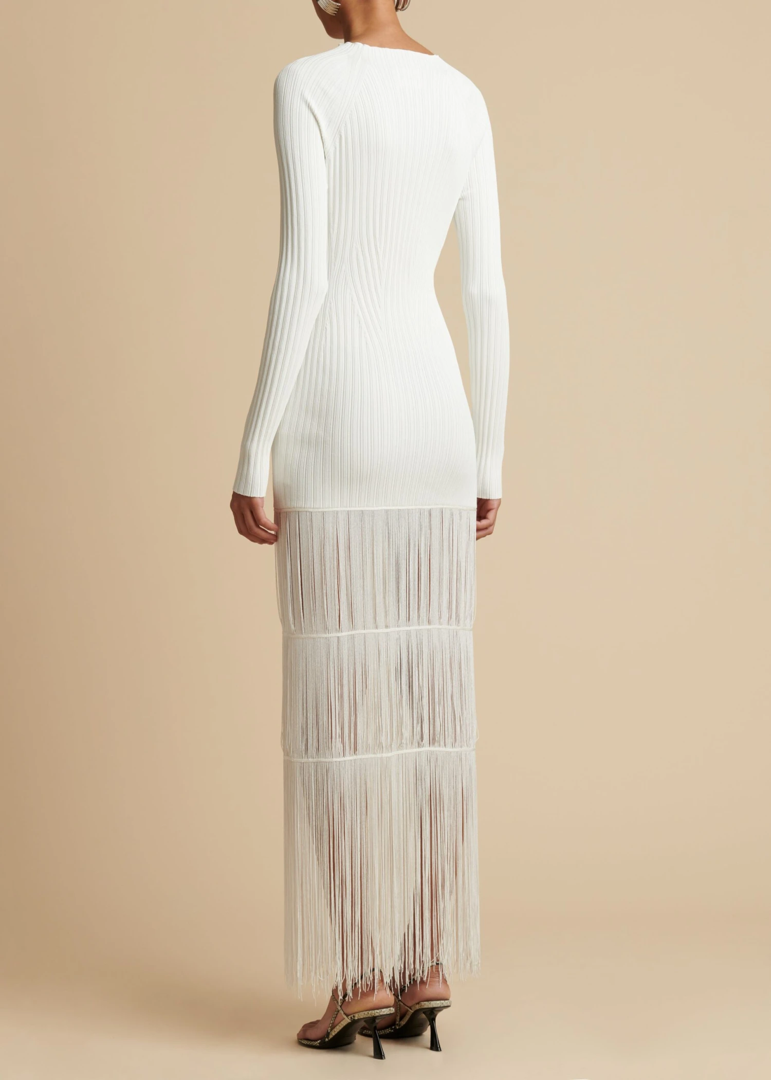 The Cedar Dress In Ivory 3 The Cedar Dress In Ivory - Image 3