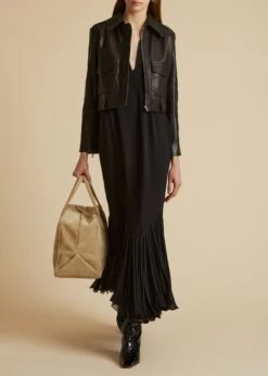 The Cordelia Jacket In Black Leather