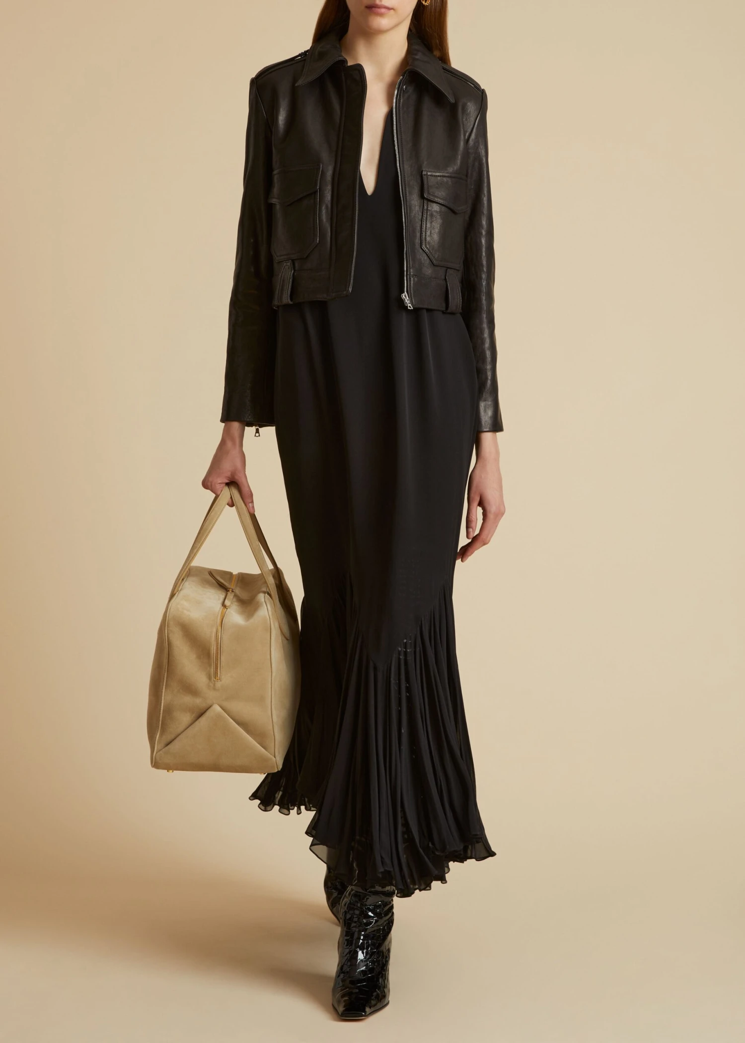 The Cordelia Jacket In Black Leather 1 The Cordelia Jacket In Black Leather