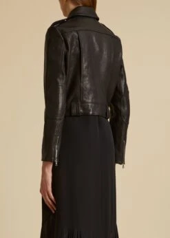 The Cordelia Jacket In Black Leather 9 The Cordelia Jacket In Black Leather -Fashion Girl Sales Shop CORDELIA BLACK 0026