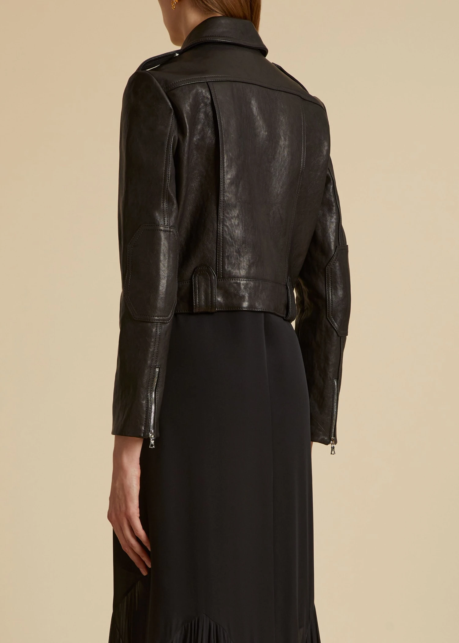 The Cordelia Jacket In Black Leather 3 The Cordelia Jacket In Black Leather - Image 3