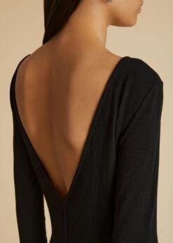 The Dany Dress In Black -Fashion Girl Sales Shop DANY BLACK 0043