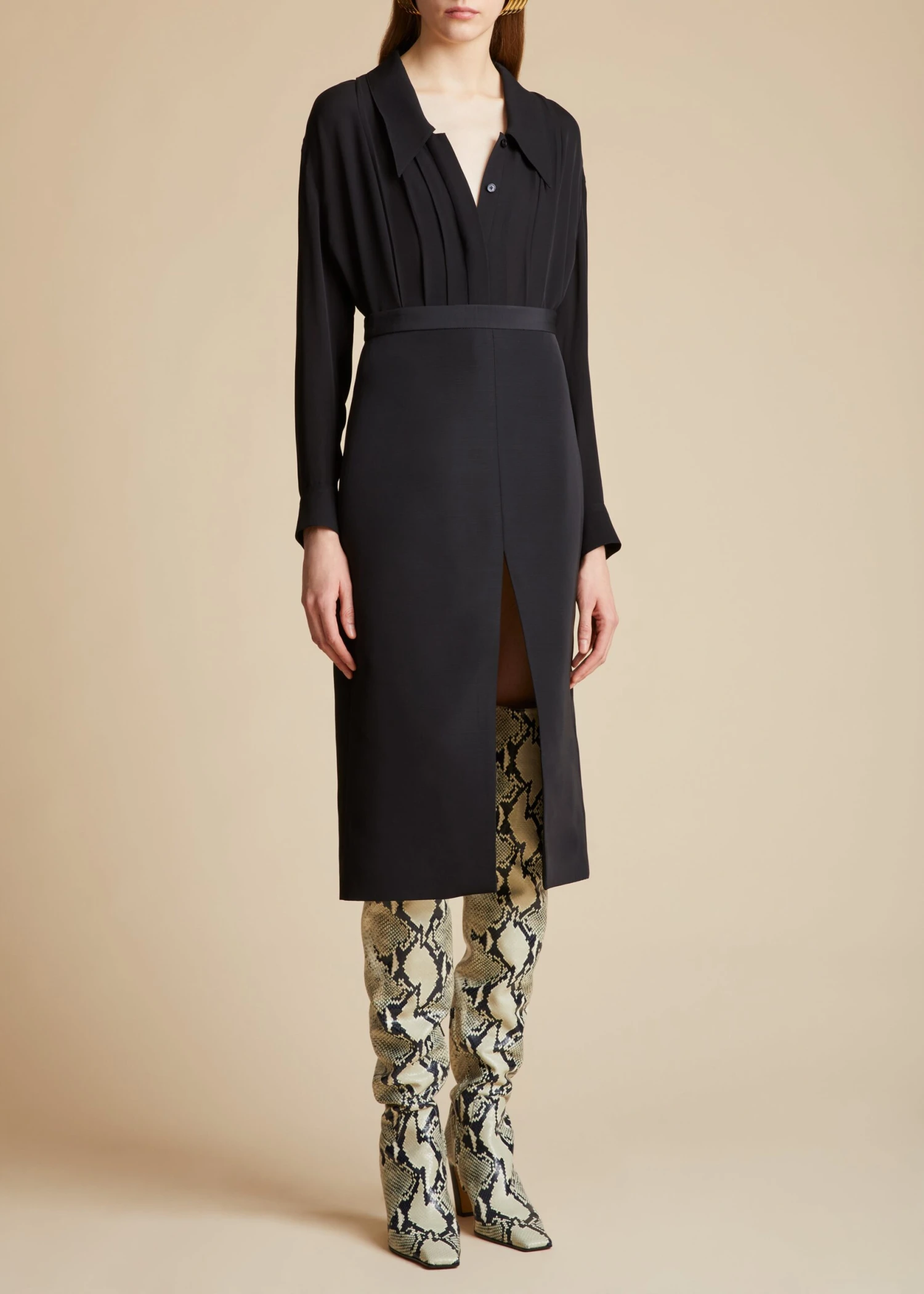 The Fraser Skirt In Black 1 The Fraser Skirt In Black