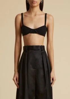 The Eda Bralette In Black