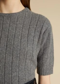 The Esmeralda Sweater In Sterling -Fashion Girl Sales Shop ESMERALDA STERLING 0040