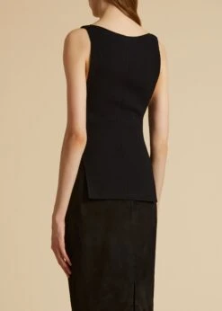 The Evelyn Top In Black -Fashion Girl Sales Shop EVELYN TOP BLACK 0010