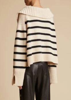 The Evi Sweater In Butter And Black Stripe -Fashion Girl Sales Shop EVI BUTTER BLACK 0054 7926ff3b 8126 45ae 96da 8997d11611a8