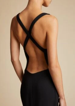 The Fabia Dress In Black 9 The Fabia Dress In Black -Fashion Girl Sales Shop FABIA BLACK 0068