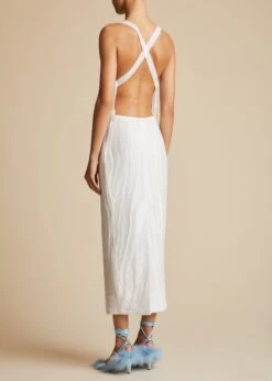 The Fabia Dress In Cream -Fashion Girl Sales Shop FABIA CREAM 0037