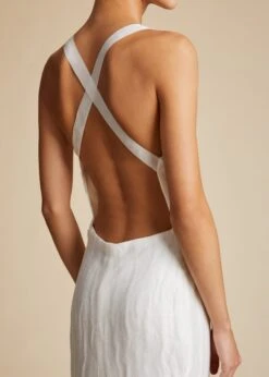 The Fabia Dress In Cream -Fashion Girl Sales Shop FABIA CREAM 0043