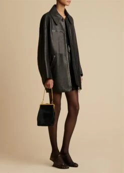 The Gellar Jacket In Black Leather