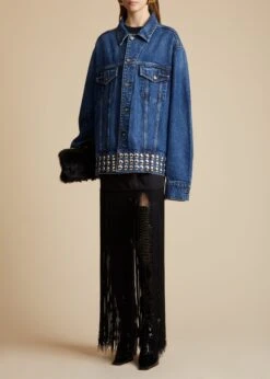 The Grizzo Jacket In Archer With Studs