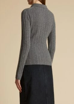 The Hans Sweater In Sterling -Fashion Girl Sales Shop HANS STERLING 0009